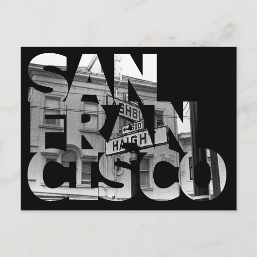 San Francisco Postcard Postkarte (Vorderseite)
