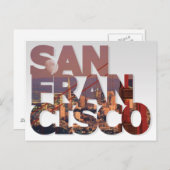 San Francisco Postcard Postkarte (Vorne/Hinten)