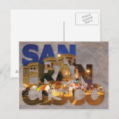 San Francisco Postcard Postkarte (Vorne/Hinten)