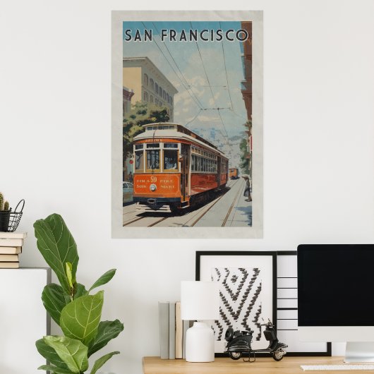 San Francisco Poster (Heimbüro)