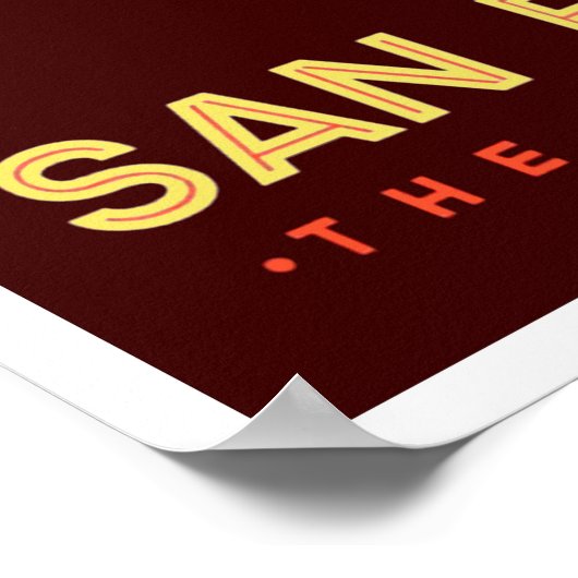 San Francisco Poster (Ecke)