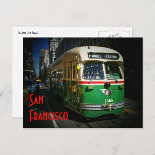 San Francisco Postkarte (Vorne/Hinten)