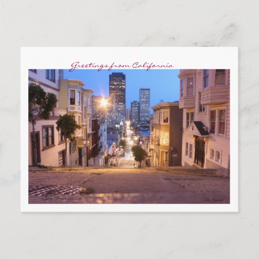 San Francisco Postkarte (Vorderseite)