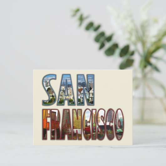 San Francisco Postkarte (Stehend Vorderseite)