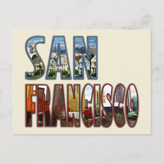 San Francisco Postkarte (Vorderseite)