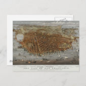 San Francisco Postkarte (Vorne/Hinten)