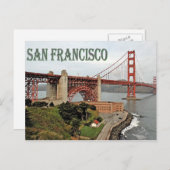 San Francisco Postkarte (Vorne/Hinten)