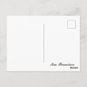 San Francisco Postkarte (Rückseite)