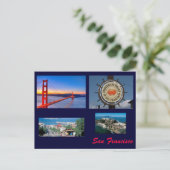 San Francisco Postkarte (Stehend Vorderseite)