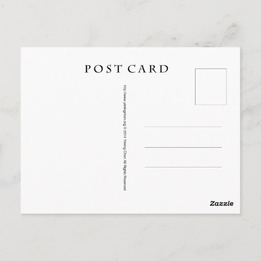 San Francisco Postkarte (Rückseite)