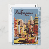 San Francisco Postkarte (Vorne/Hinten)