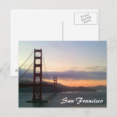 San Francisco Postkarte (Vorne/Hinten)