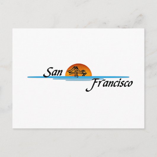 San Francisco Postkarte (Vorderseite)