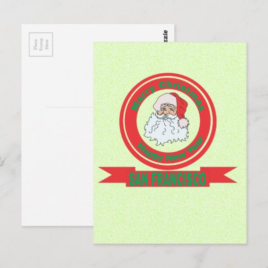 San Francisco Postkarte (Vorne/Hinten)