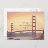 San Francisco Postkarte (Vorne/Hinten)