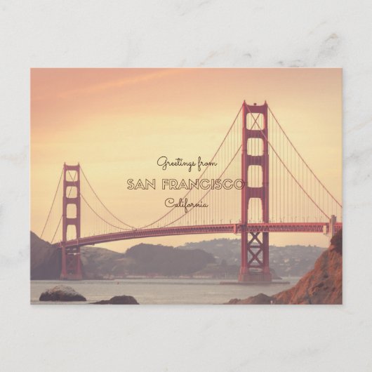 San Francisco Postkarte (Vorderseite)