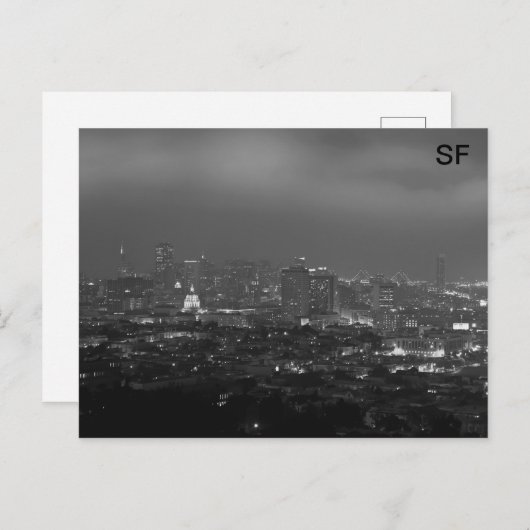 San Francisco Postkarte (Vorne/Hinten)