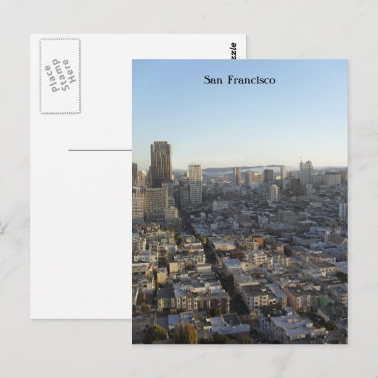 San Francisco Postkarte (Vorne/Hinten)
