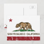 San Francisco Postkarte (Vorne/Hinten)