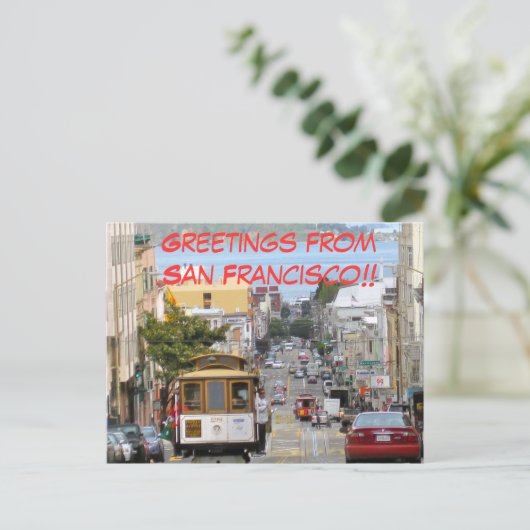 San Francisco Postkarte (Stehend Vorderseite)