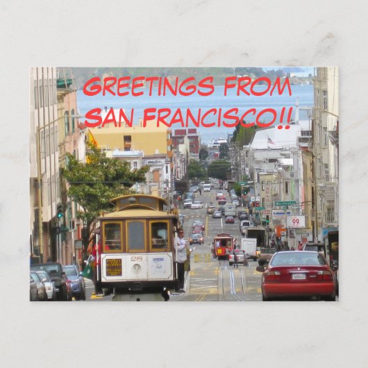 San Francisco Postkarte (Vorderseite)