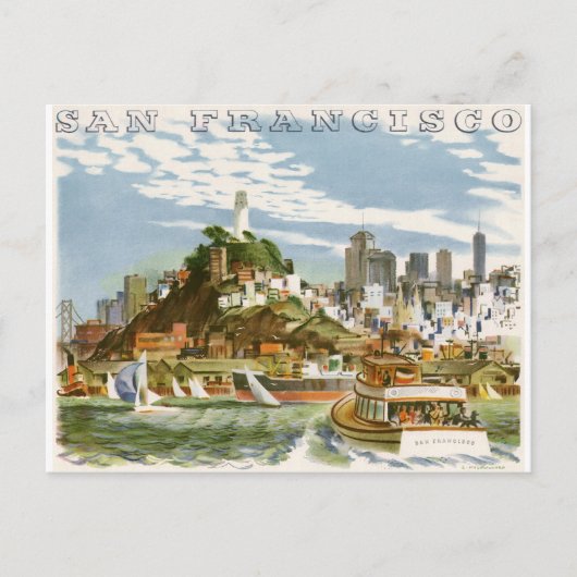 San Francisco Postkarte (Vorderseite)