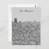 San Francisco Postkarte (Vorne/Hinten)