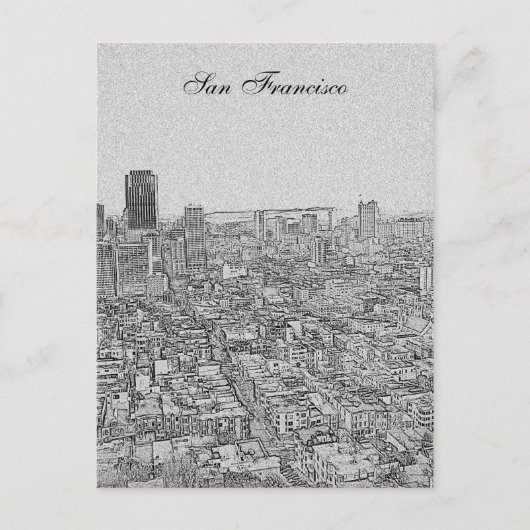 San Francisco Postkarte (Vorderseite)