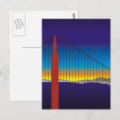 San Francisco Postkarte (Vorne/Hinten)