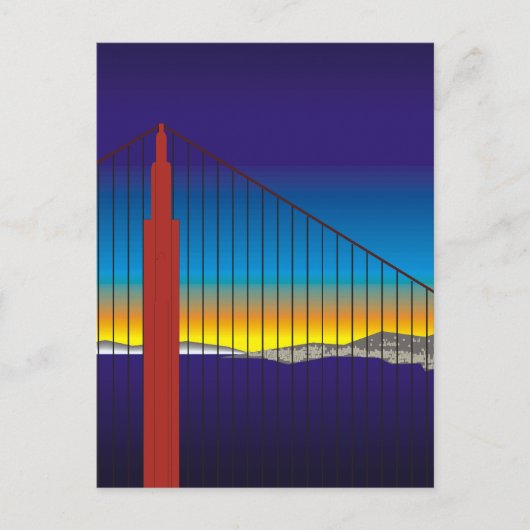 San Francisco Postkarte (Vorderseite)
