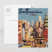 San Francisco Postkarte (Vorne/Hinten)
