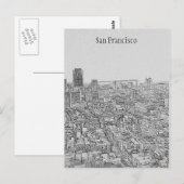 San Francisco! Postkarte (Vorne/Hinten)