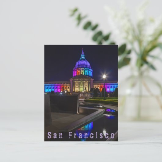 San Francisco Pride Postkarte (Stehend Vorderseite)