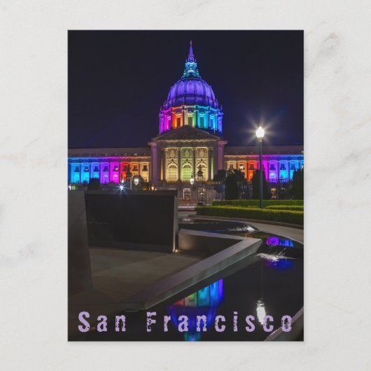 San Francisco Pride Postkarte (Vorderseite)