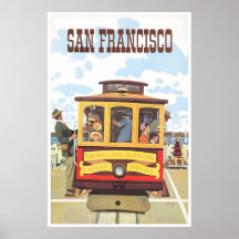 San Francisco Print California Travel Poster