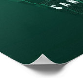 San Francisco Print Map Wallart Poster Gift (Ecke)