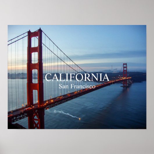 San Francisco Print, Value Poster Paper (Matte) (Vorne)