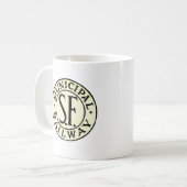 San Francisco Railway Logo-Tasse Kaffeetasse (Vorderseite Links)
