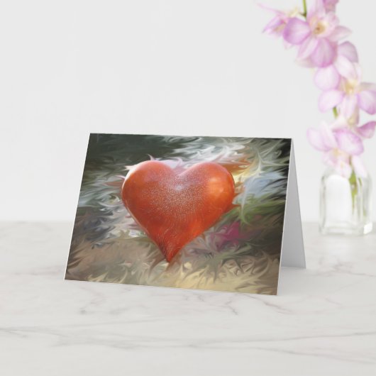 San Francisco Red Heart - Karte (Orchidee)