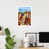 San Francisco Reise 18x24 Poster (Heimbüro)