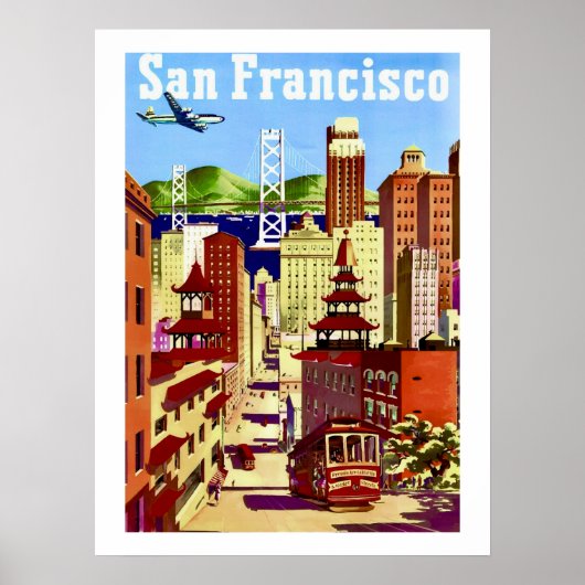 San Francisco Reise 18x24 Poster (Vorne)