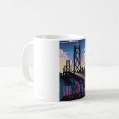 San Francisco Reiseplakat Kaffeetasse (Vorderseite Links)