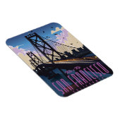 San Francisco Reiseplakat Magnet (Rechte Seite)