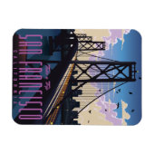 San Francisco Reiseplakat Magnet (Horizontal)