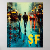 San Francisco Reiseplakat Poster (Vorne)
