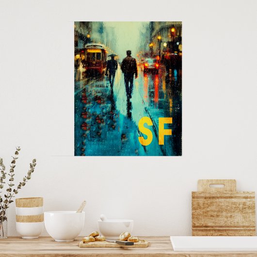 San Francisco Reiseplakat Poster (Küche)
