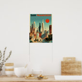 San Francisco Reiseplakat Poster (Küche)