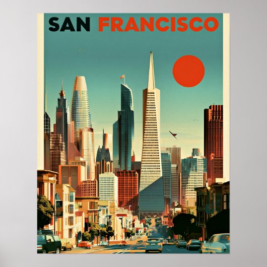San Francisco Reiseplakat Poster (Vorne)