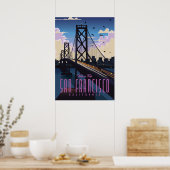 San Francisco Reiseplakat Poster (Küche)