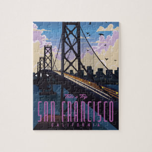 San Francisco Reiseplakat Puzzle